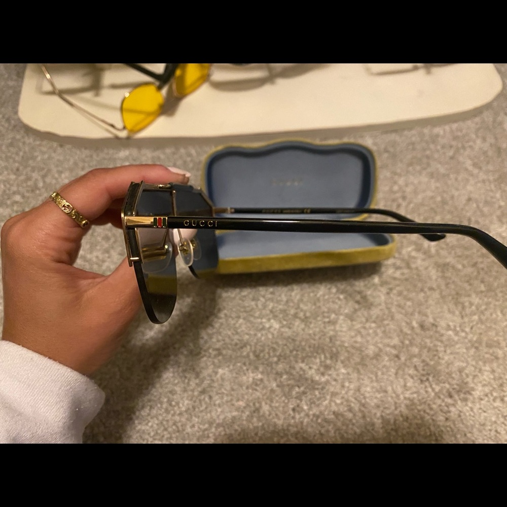 Gucci Gold Rimmed Sunglasses